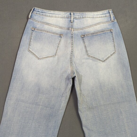 Driftwood Jeans Women's 32x27 Blue Royce Straight Raw Hems High Rise Denim - Picture 3 of 11